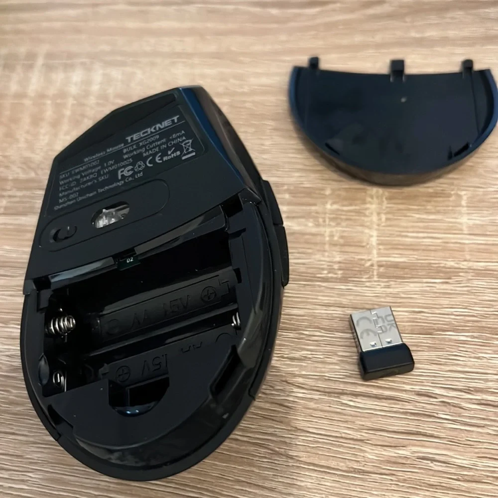 Technet wireless mouse - USB included conforms to hand $15